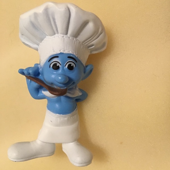 SMURF figures, Hefty, Panicky, Chef, McDonalds toys happy meal prize kids 2011 - Picture 6 of 8